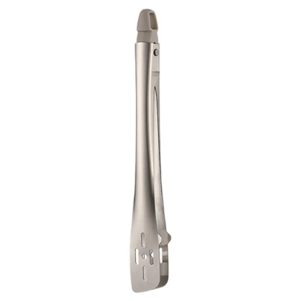 FaSoLa Stainless Steel Kitchen Tongs – Self-Standing, Brushed Finish - Image 5