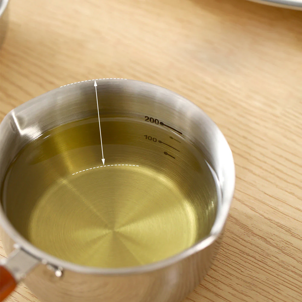FaSoLa Stainless Steel Oil Pouring Pot - Large 200ml - Image 2
