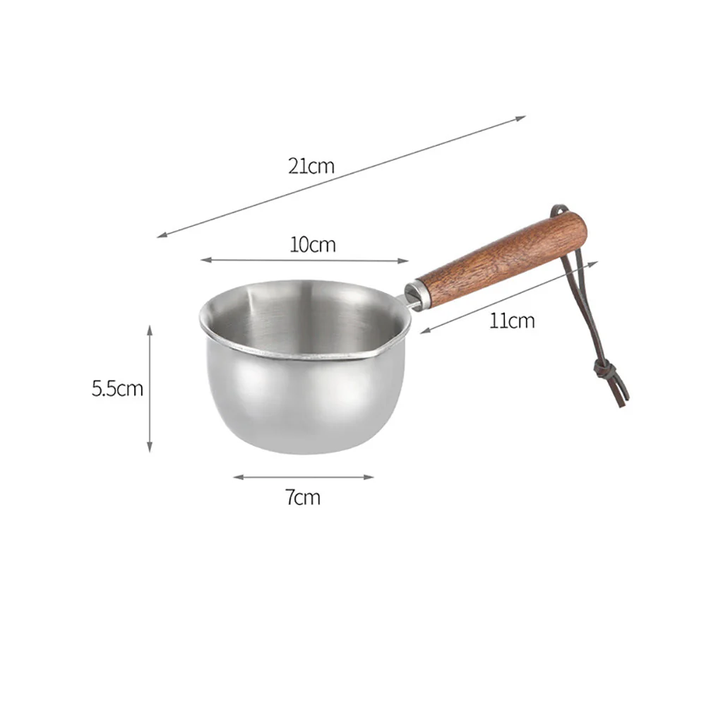 FaSoLa Stainless Steel Oil Pouring Pot - Large 200ml - Image 3