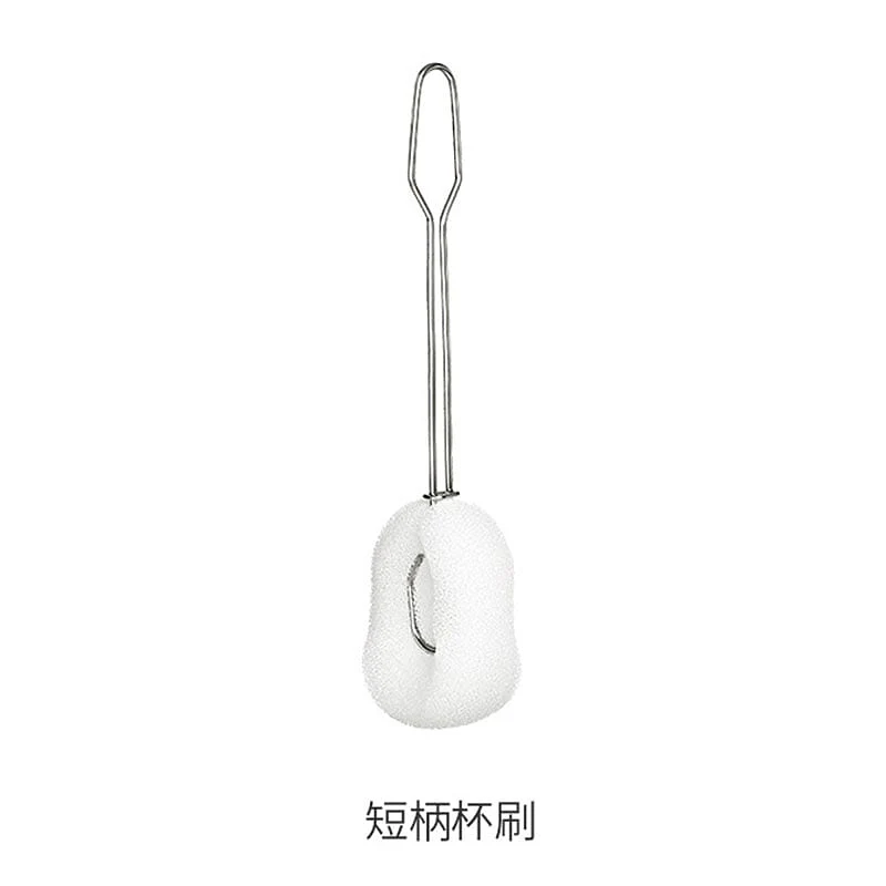 FaSoLa Stainless Steel Short Handle Cup Brush - 24.5cm - Image 2