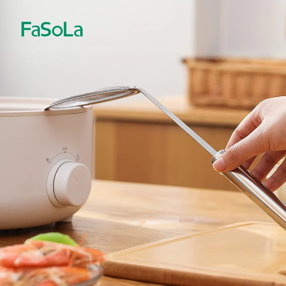 FaSoLa Stainless Steel Skimmer Spoon - 31.4*10cm - Image 2