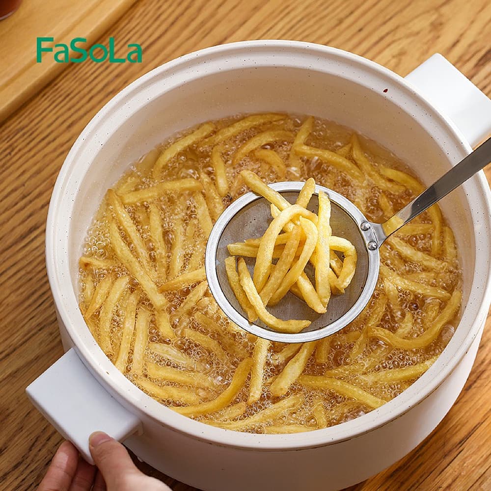 FaSoLa Stainless Steel Skimmer Spoon - 31.4*10cm - Image 5