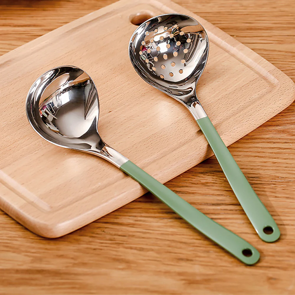 FaSoLa Stainless Steel Soup Ladle - Green