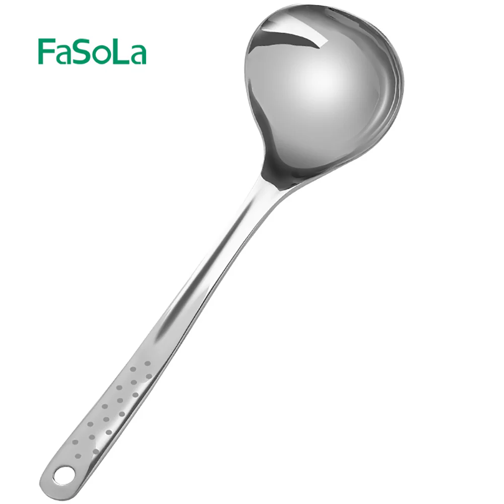 FaSoLa Stainless Steel Soup Ladle - Silver - Image 5