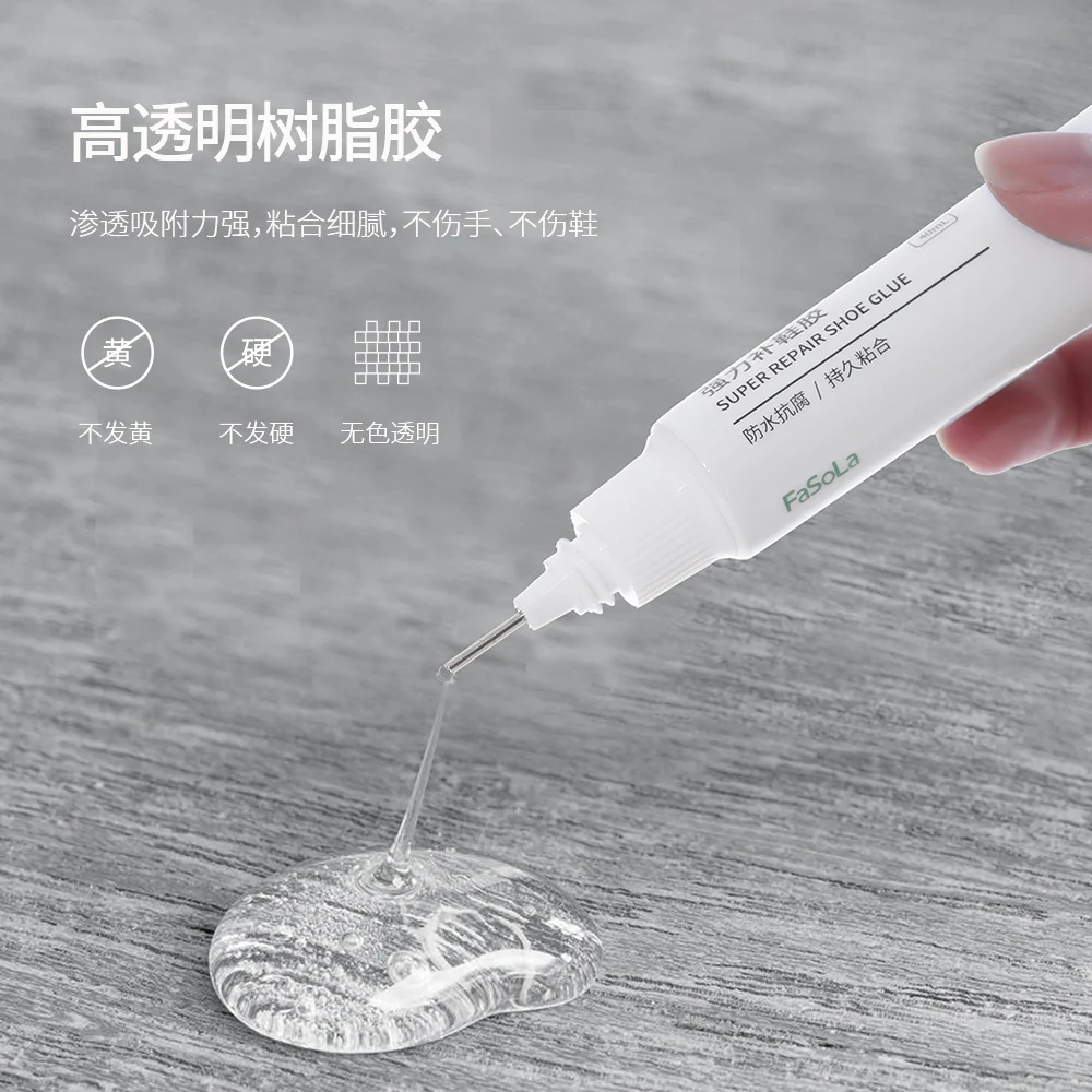 FaSoLa Strong Shoe Repair Glue - Transparent 40ml - Image 3
