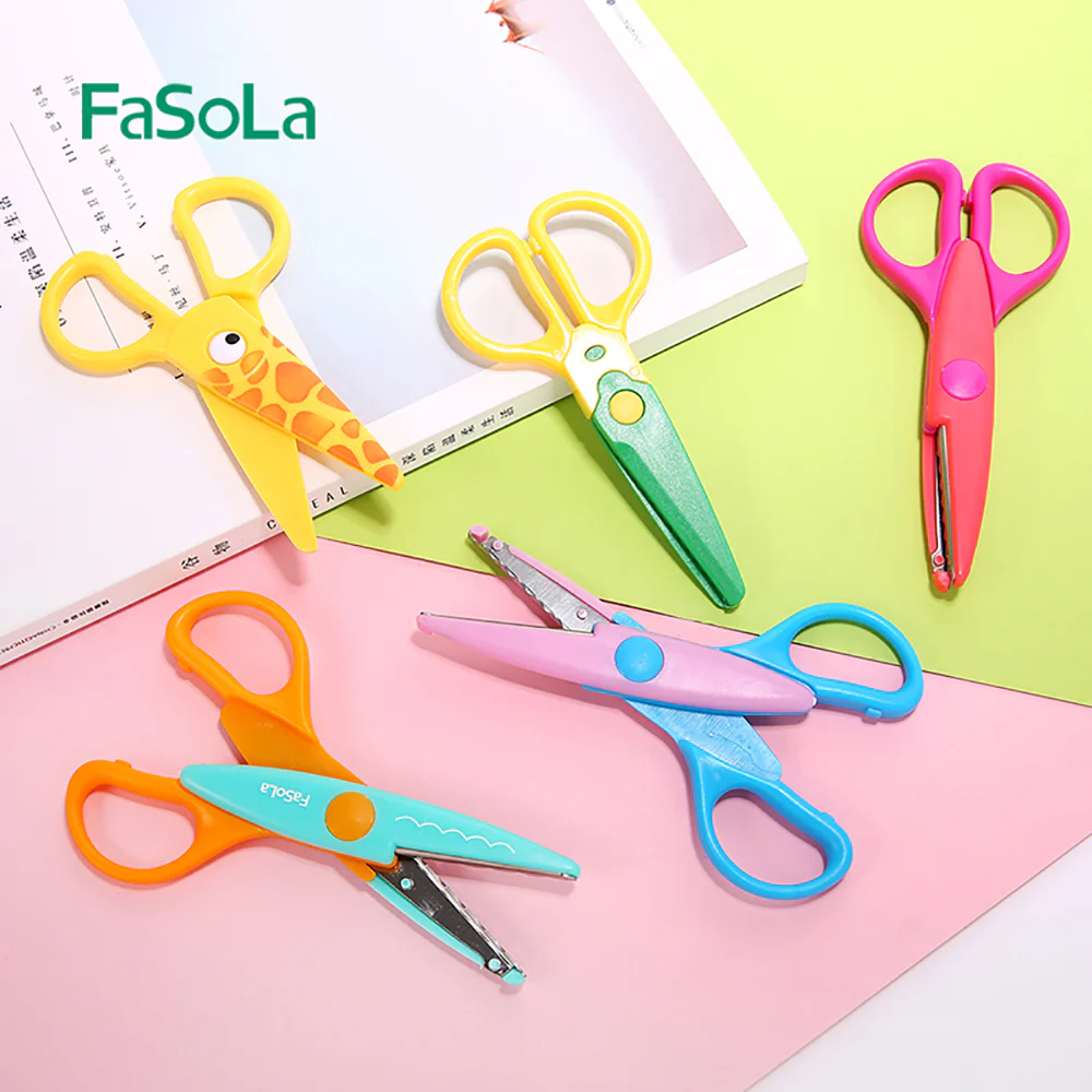 FaSoLa Student Decorative Edge Scissors Set - 3 Pieces - Image 4
