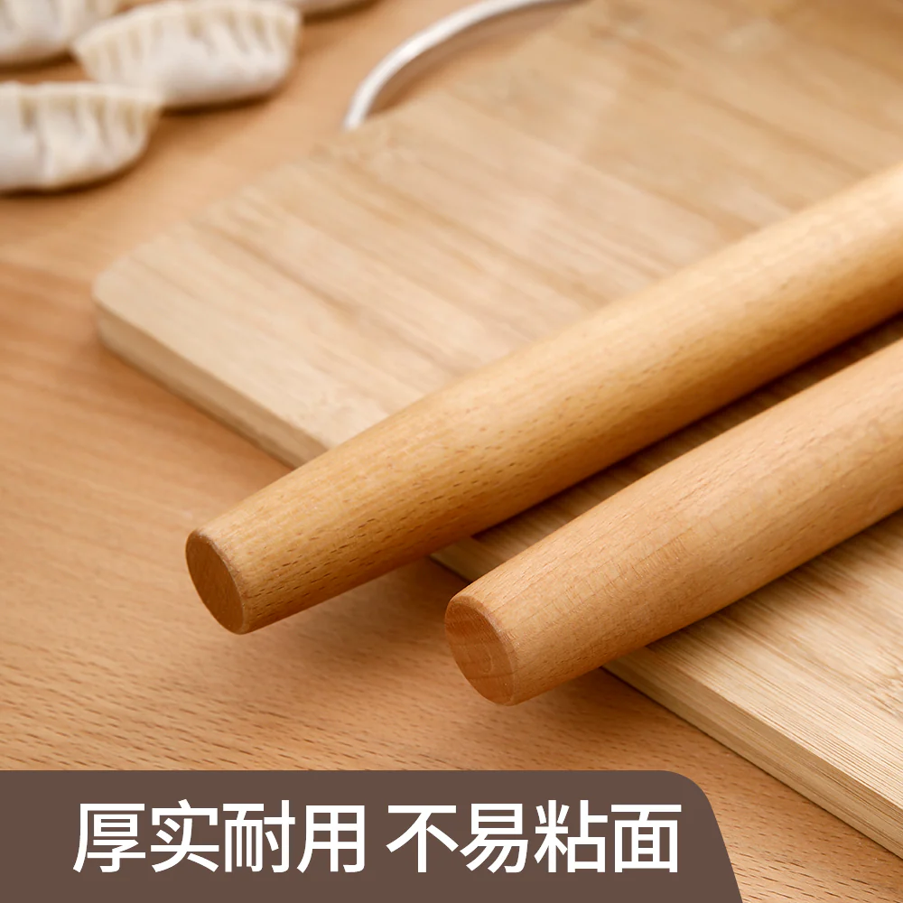 FaSoLa Tapered Rolling Pin - Large, Natural Wood - Image 3