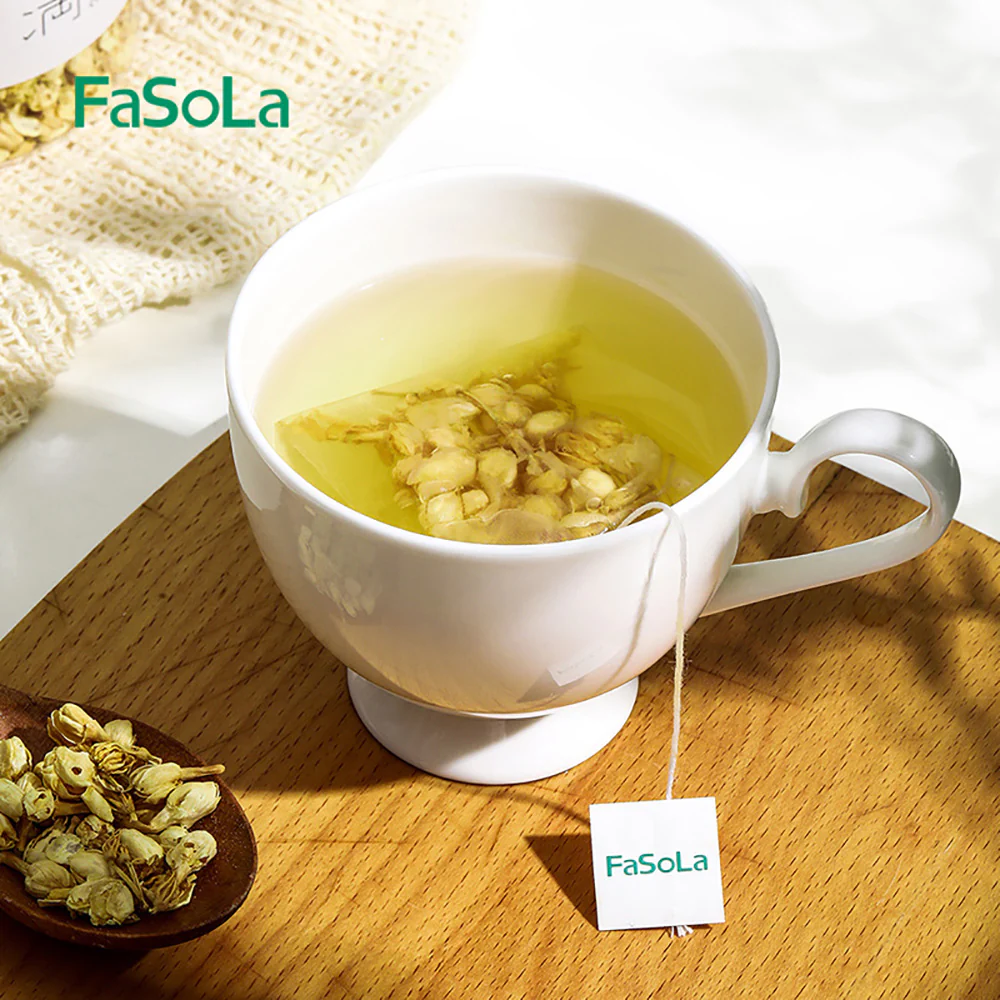 FaSoLa Tea Bag Pouches with Drawstring - 50 Pieces - Image 2