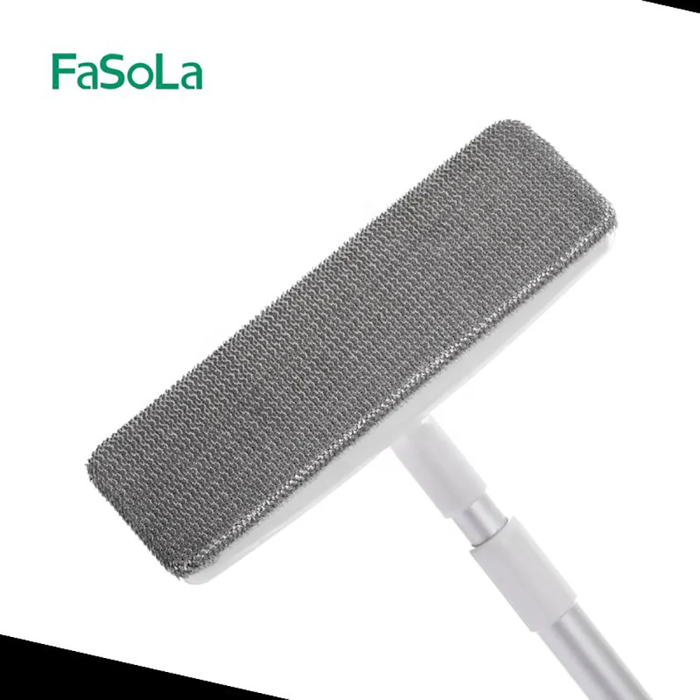 FaSoLa Telescopic Window Screen Brush - White, 60x20cm - Image 2