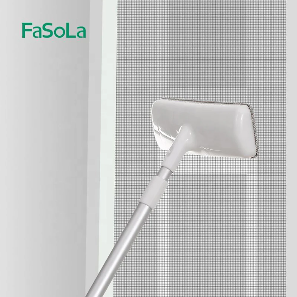 FaSoLa Telescopic Window Screen Brush - White, 60x20cm - Image 4