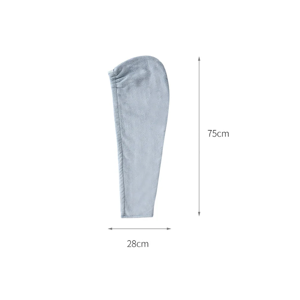 FaSoLa Tie-Up Hair Drying Cap - Blue - Image 2