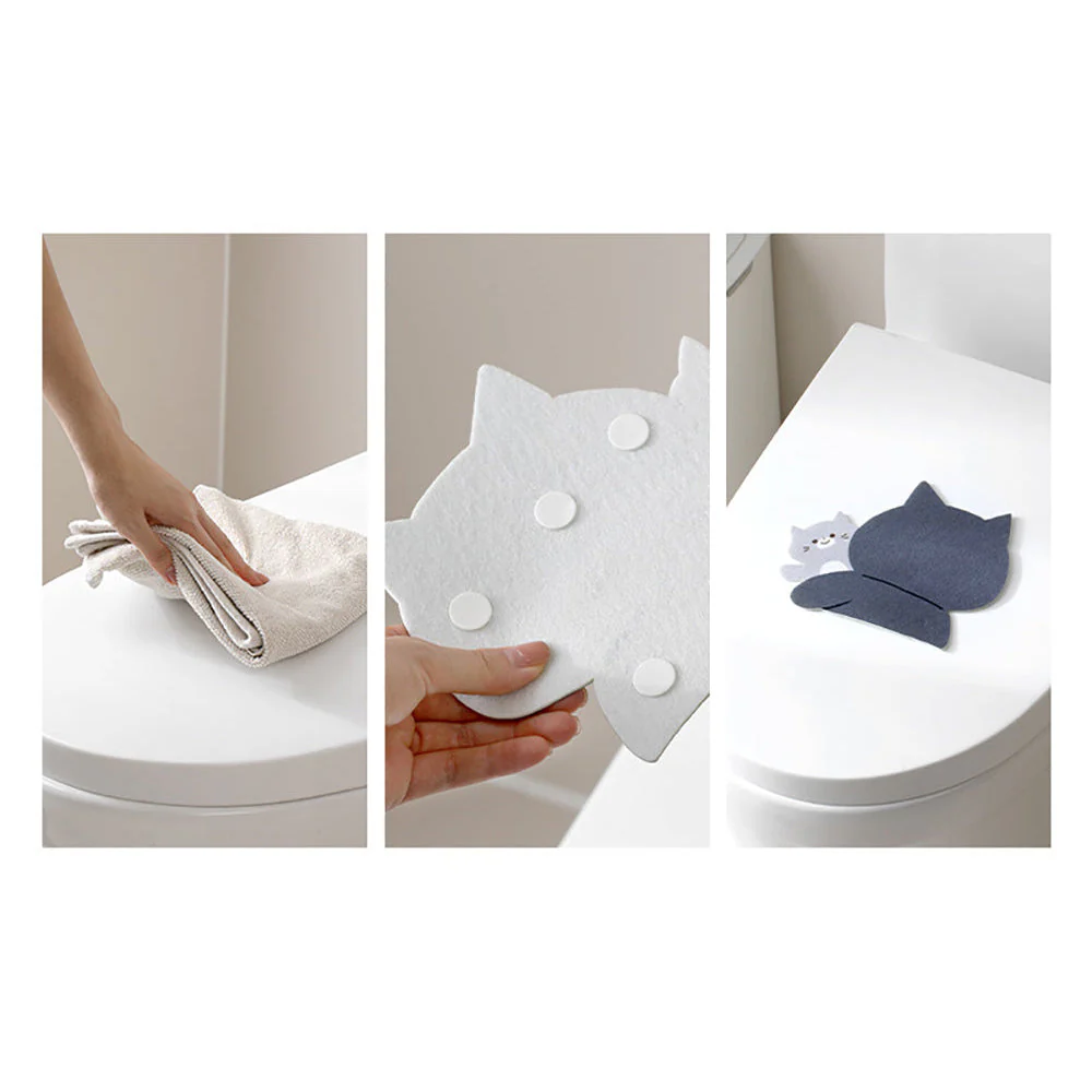 FaSoLa Toilet Deodorizer Sticker - Walnut Cat X3 - Image 2