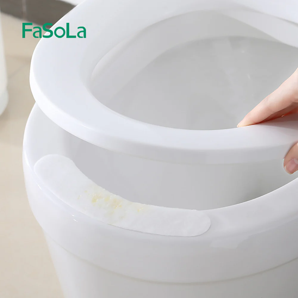 FaSoLa Toilet Seat Covers - White, 7 Pieces - Image 4