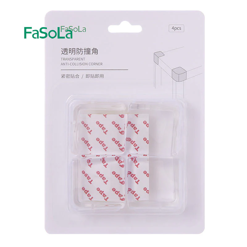 FaSoLa Transparent Anti-Collision Corners - 4 Pieces - Image 2
