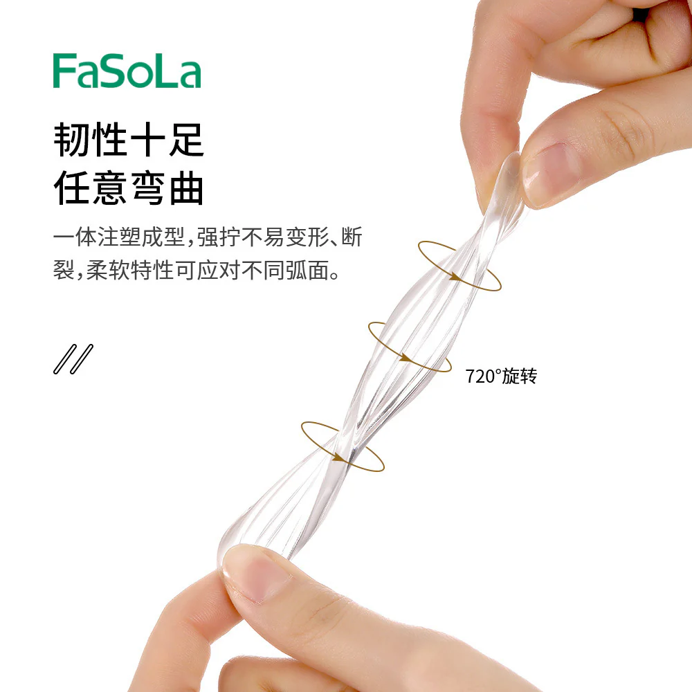 FaSoLa Transparent Anti-Collision Strips - Long, 4 Pieces - Image 4