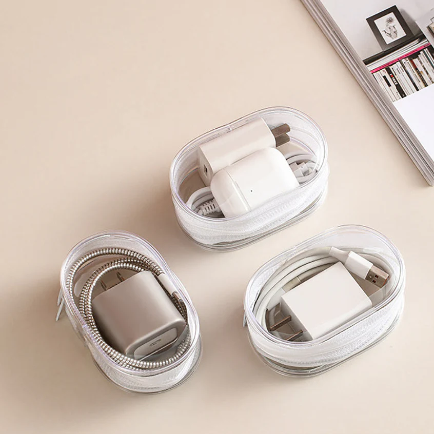 FaSoLa Transparent Cable Organizer Bag - Image 2