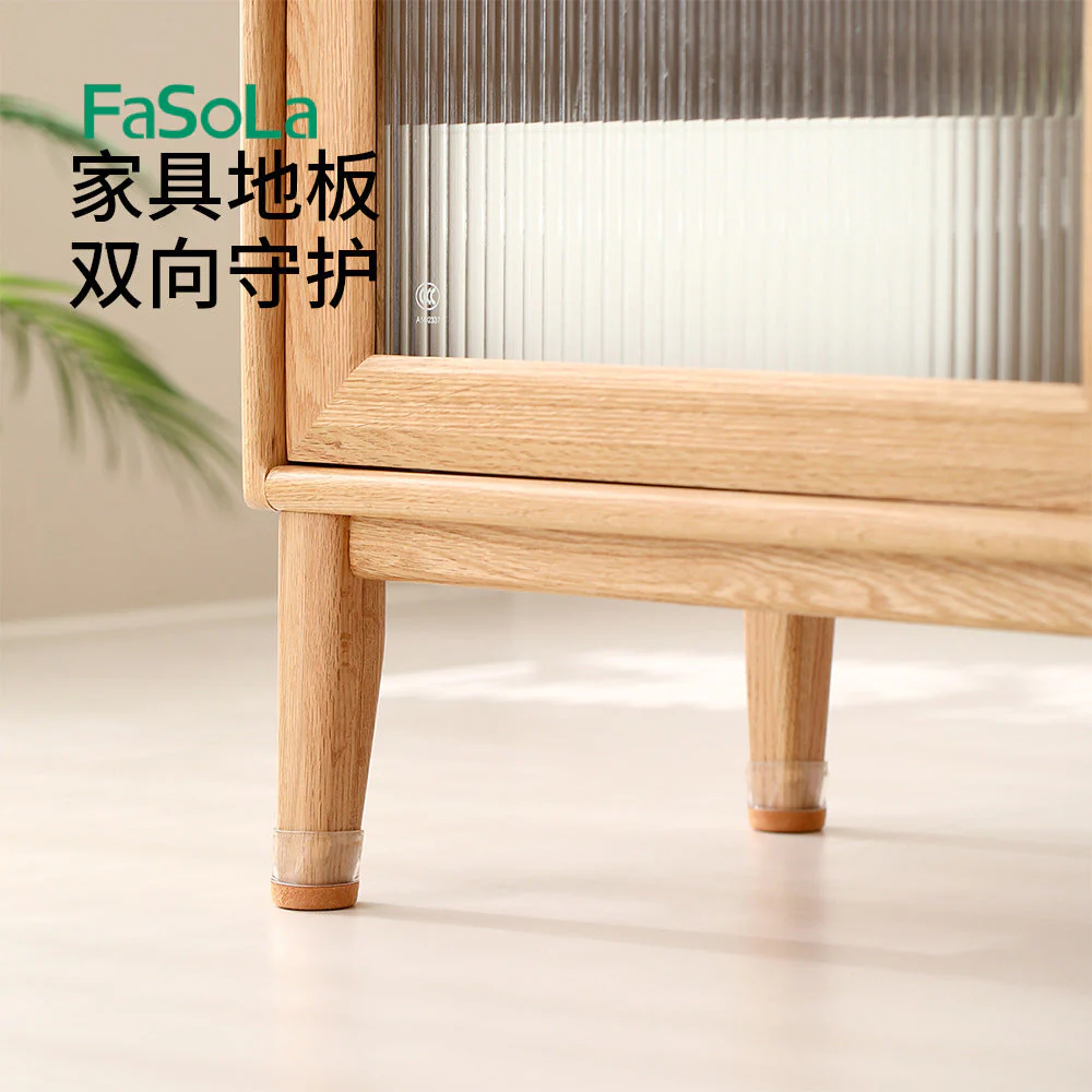 FaSoLa Transparent Chair Leg Covers - Small, Set of 4 X3 - Image 4