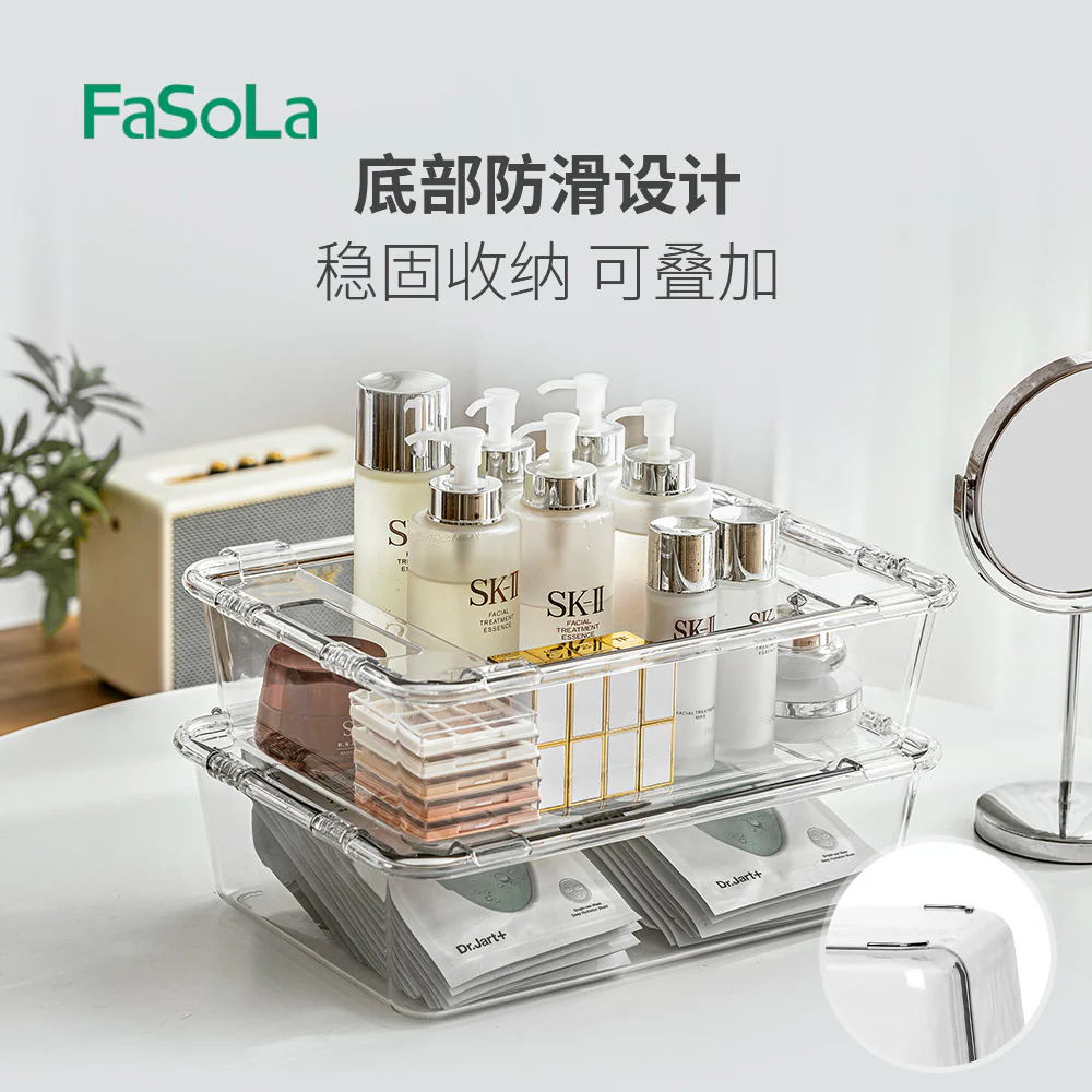 FaSoLa Transparent Desktop Storage Box - Image 3