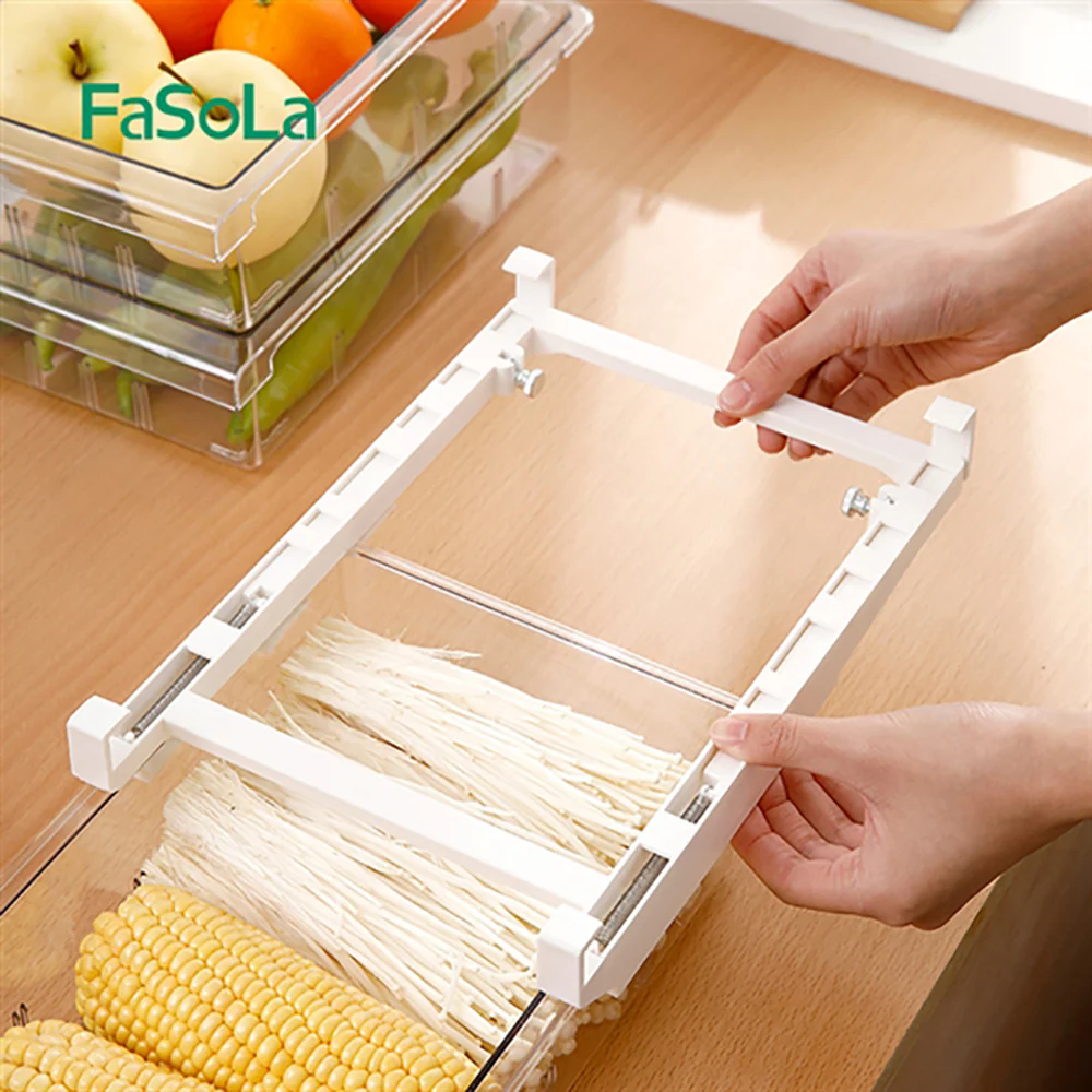 FaSoLa Transparent Fridge Drawer Storage Box 30.5*20*9.5cm - Image 3