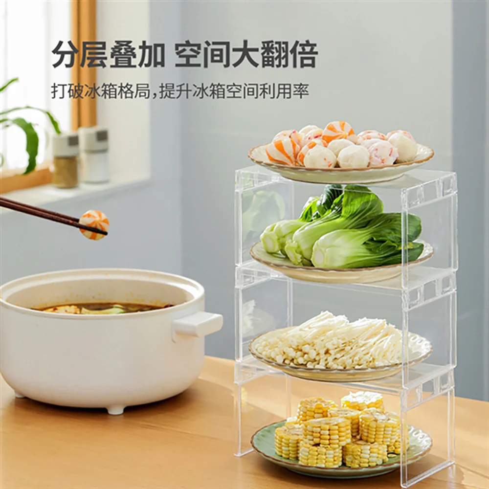 FaSoLa Transparent Layered Storage Rack - Small - Image 2