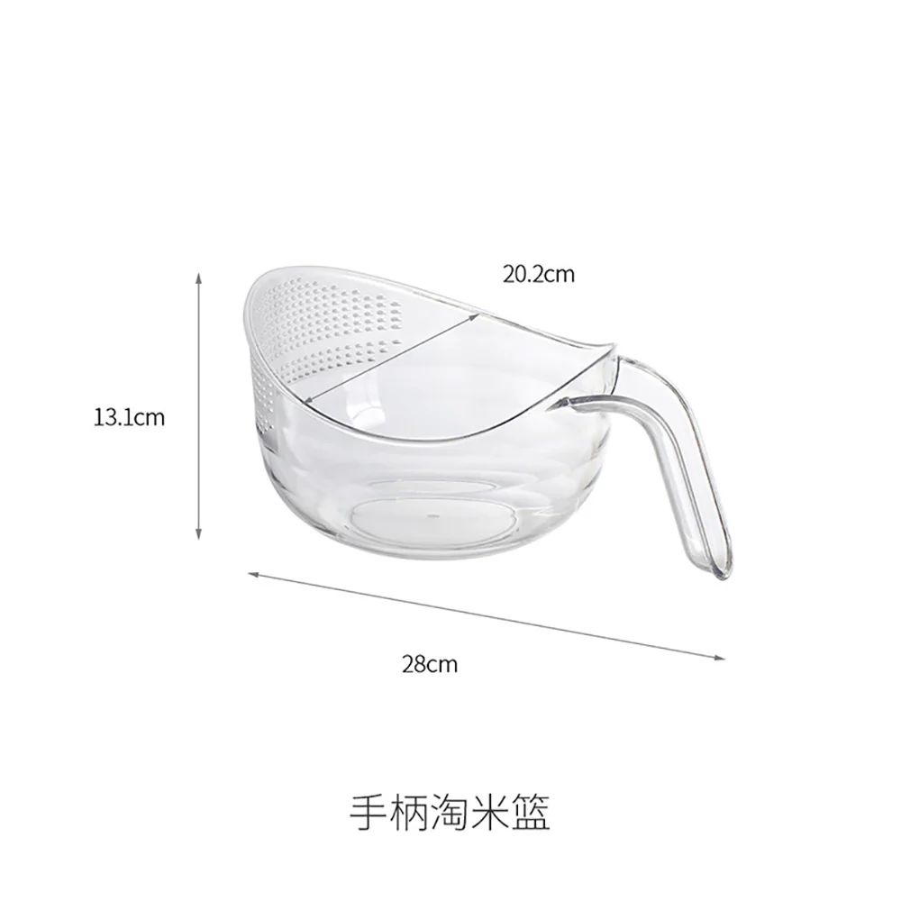 FaSoLa Transparent Rice Washing Basket with Handle - Image 5