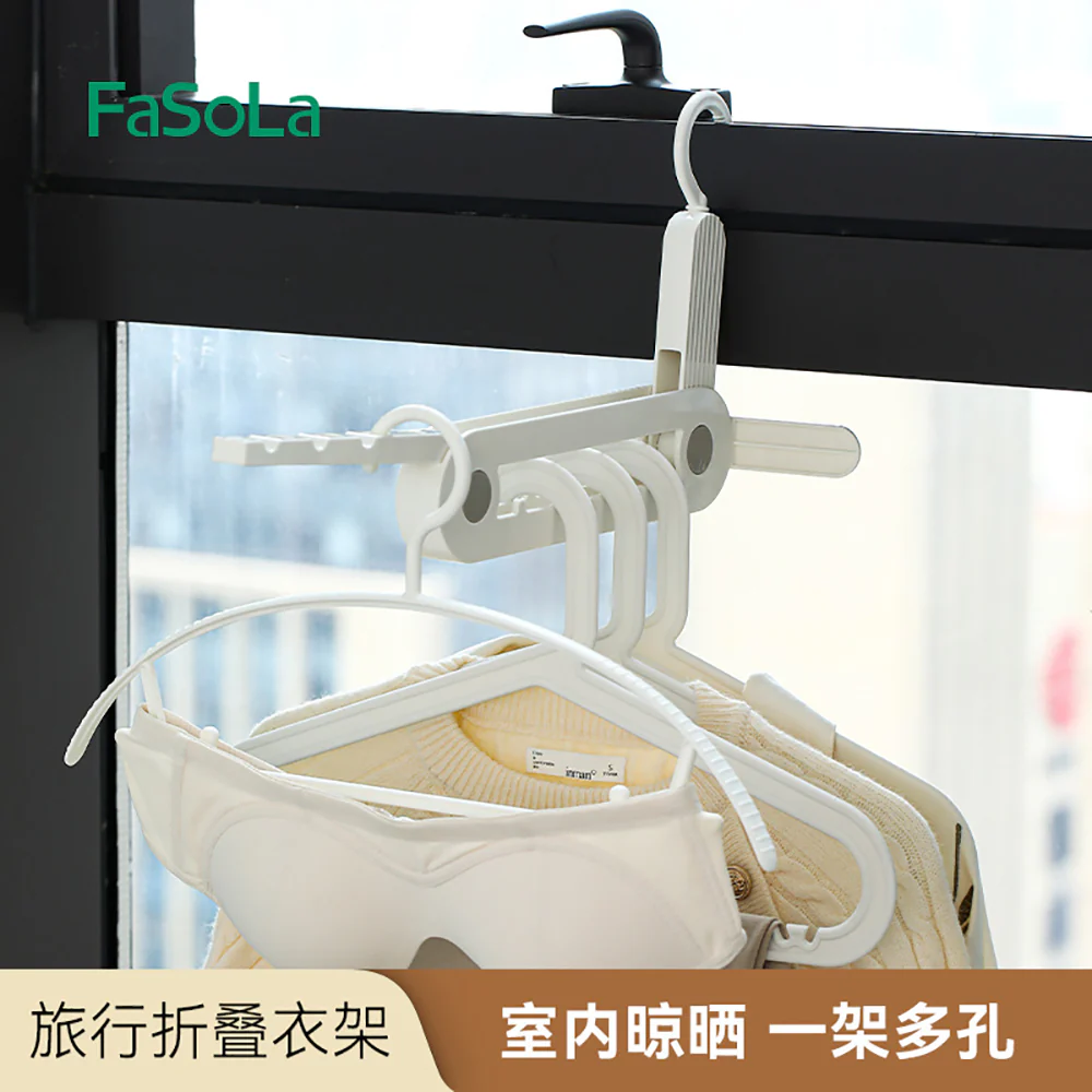FaSoLa Travel Folding Hanger - White - Image 2