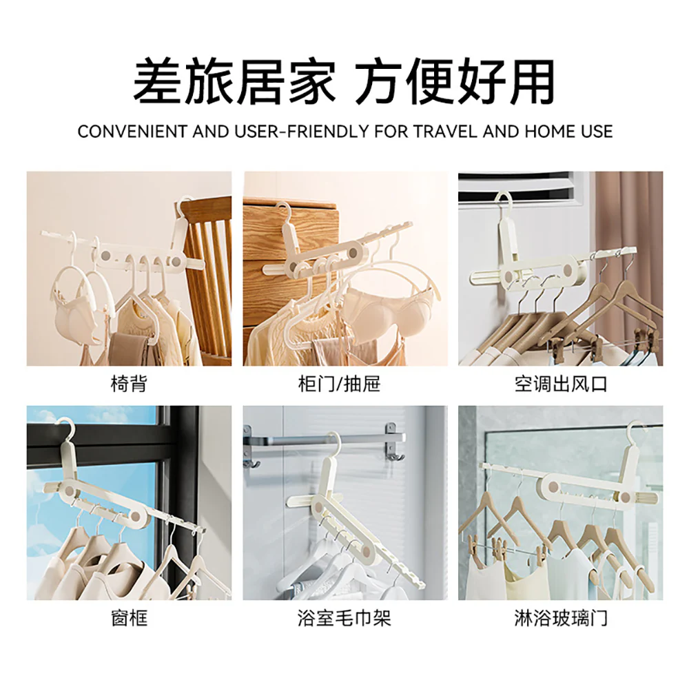 FaSoLa Travel Folding Hanger - White - Image 4