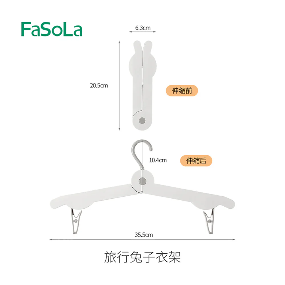 FaSoLa Travel Rabbit Hanger - White - Image 5