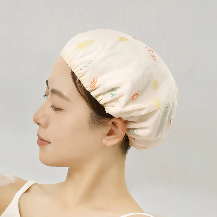FaSoLa Two-in-One Shower Cap - Beige - Image 3