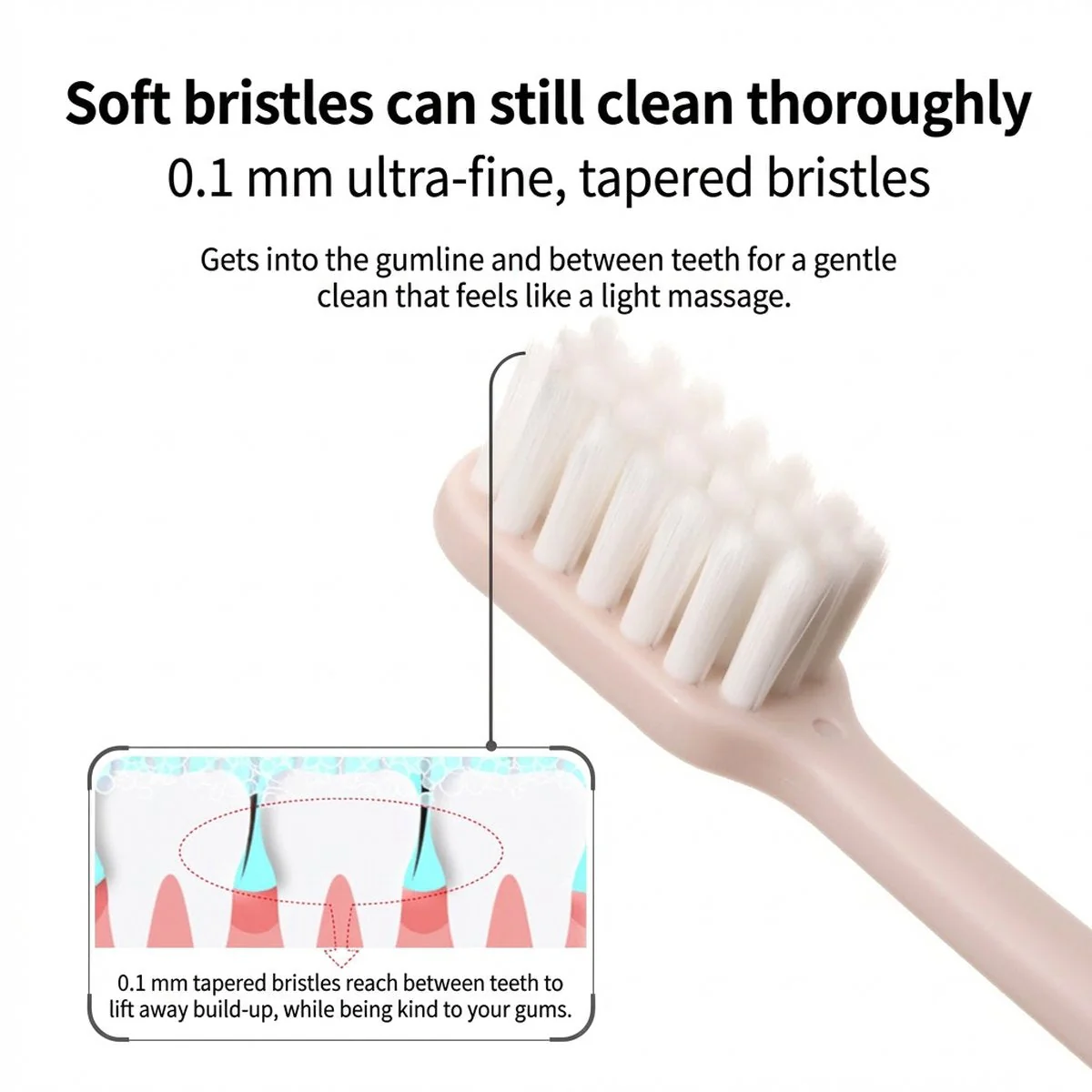 FaSoLa Ultra-Soft Toothbrushes - Mixed Colors, 2 Pack - Image 3