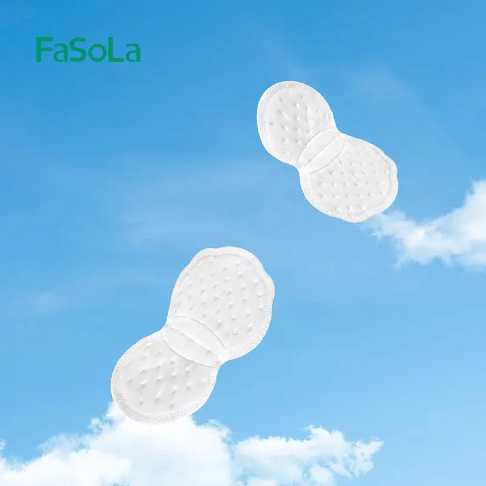 FaSoLa Ultra-Thin Underarm Sweat Pads - 20 Pieces, 2.8*9.5cm - Image 3