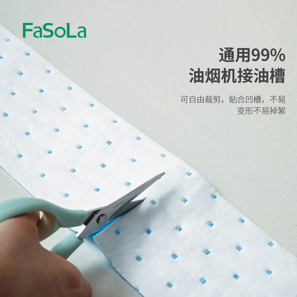 FaSoLa Upgraded Thickened Range Hood Oil Absorbing Pads - Blue, 5 Pieces - Image 4