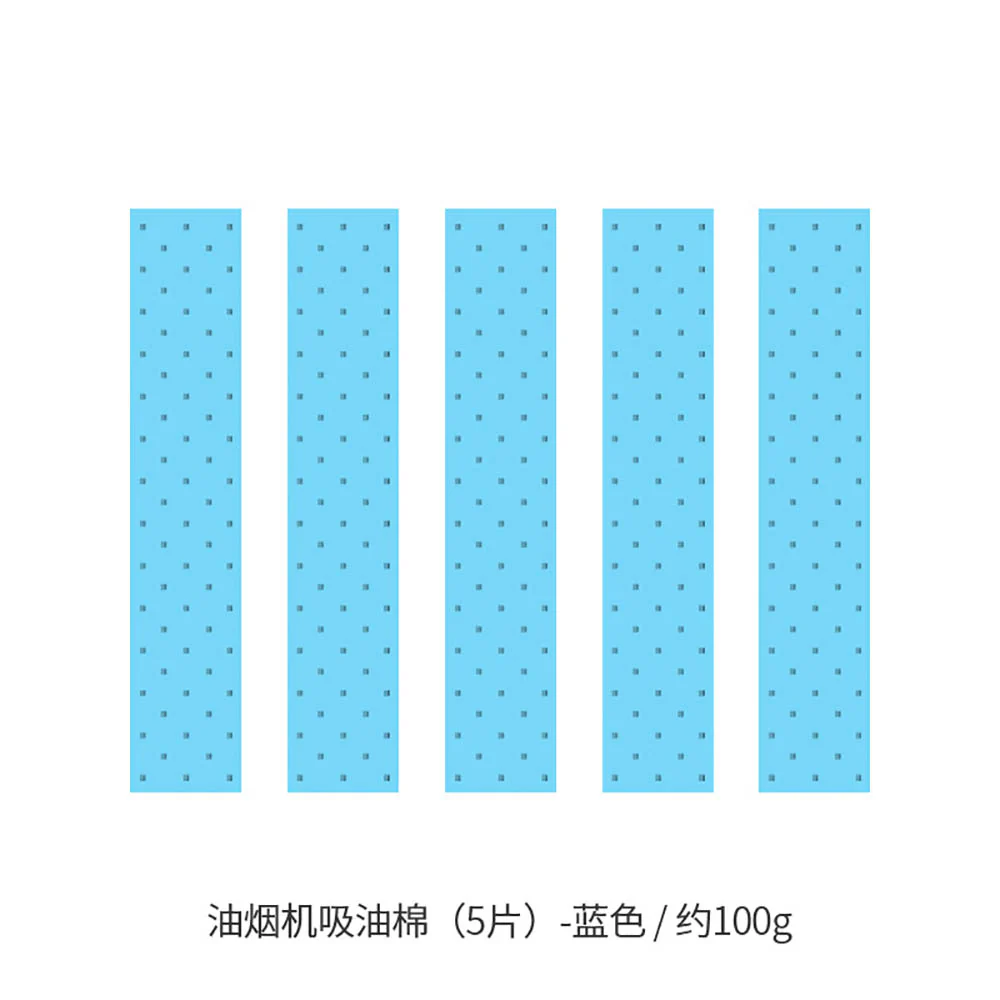 FaSoLa Upgraded Thickened Range Hood Oil Absorbing Pads - Blue, 5 Pieces - Image 5