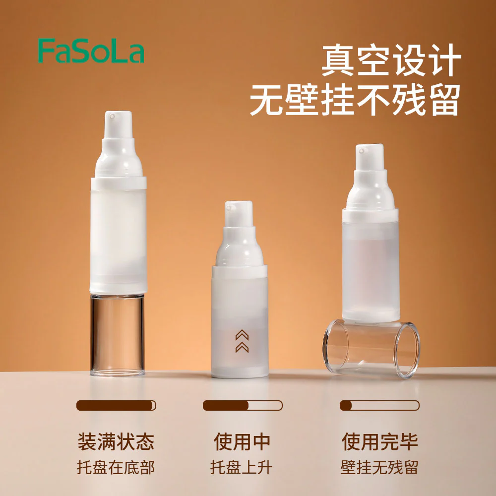 FaSoLa Vacuum Spray Bottle - 30ml, White - Image 3