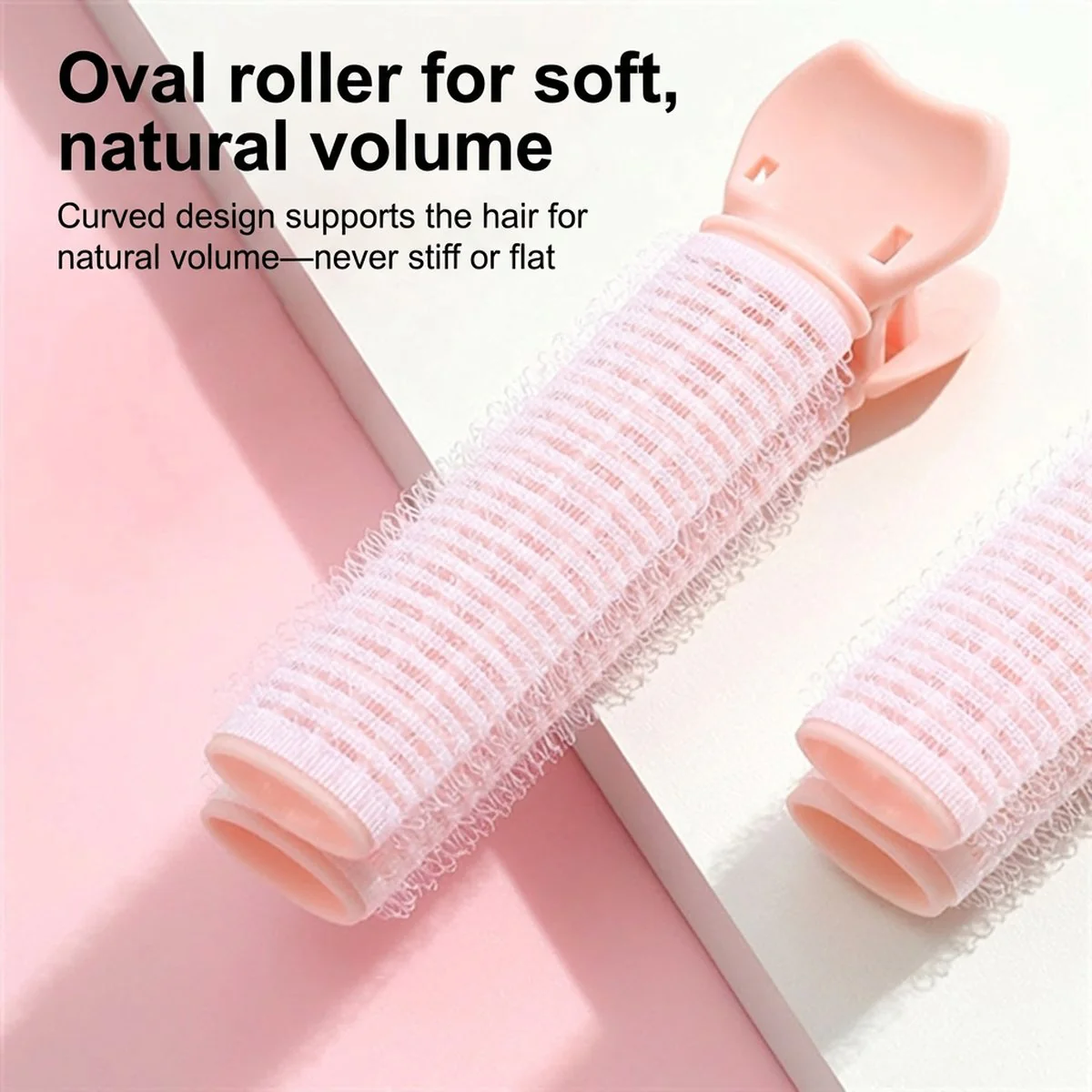 FaSoLa Volumizing Hair Root Clip Set - 2 Root Clips & 2 Positioning Clips, Pink - Image 2