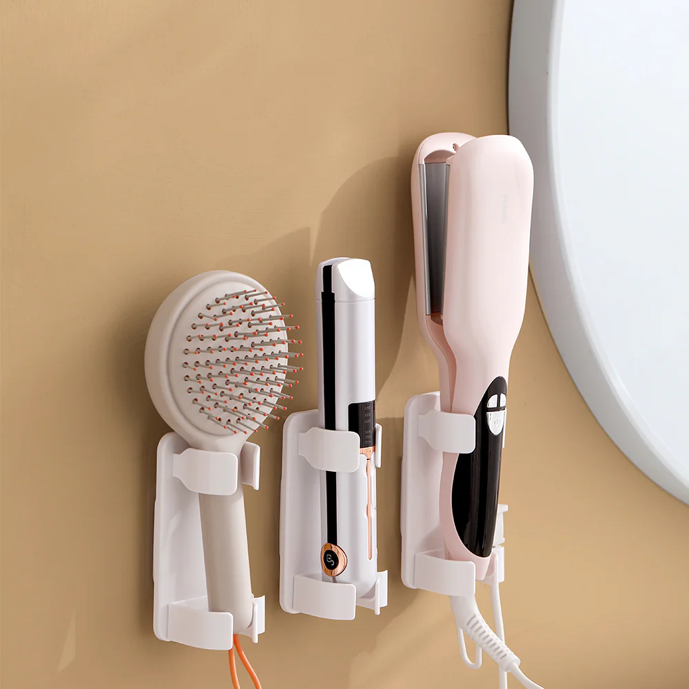 FaSoLa Wall-Mounted Curling Iron Holder - White - Image 4
