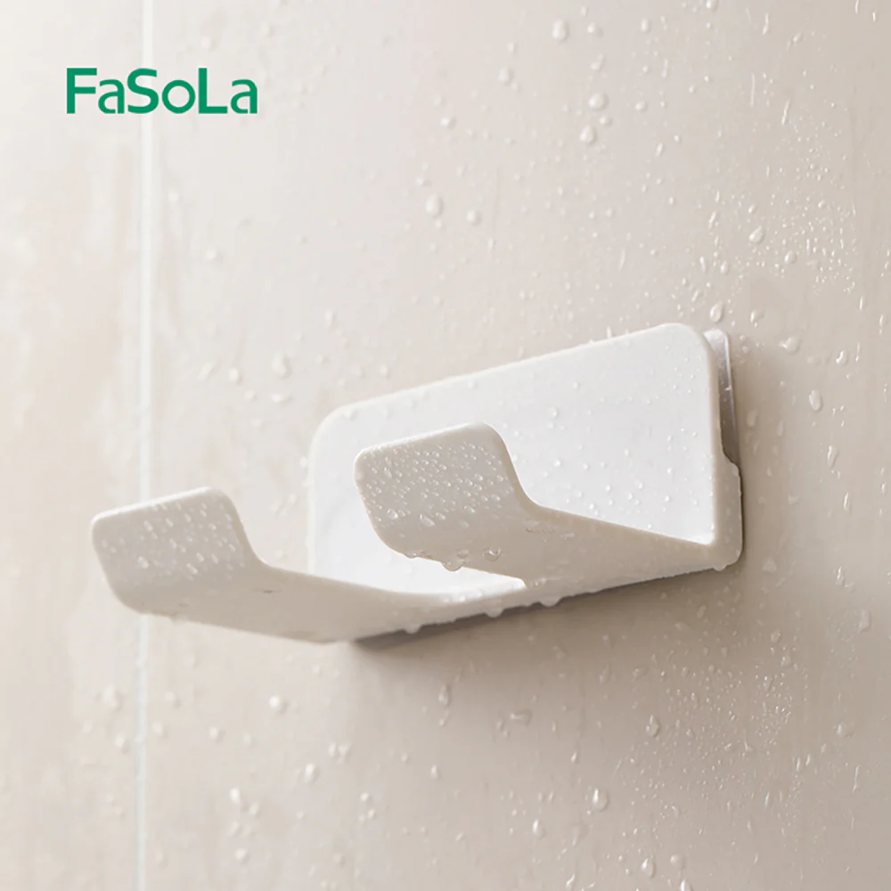 Fasola Wall-Mounted Hair Dryer Rack- White - Image 3