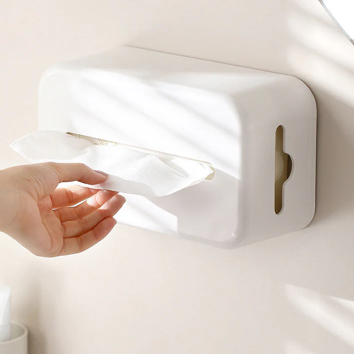 FaSoLa Wall-Mounted Tissue Box - White - Image 2