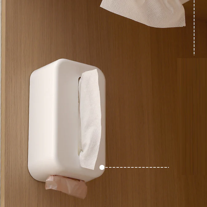 FaSoLa Wall-Mounted Tissue Box - White - Image 3