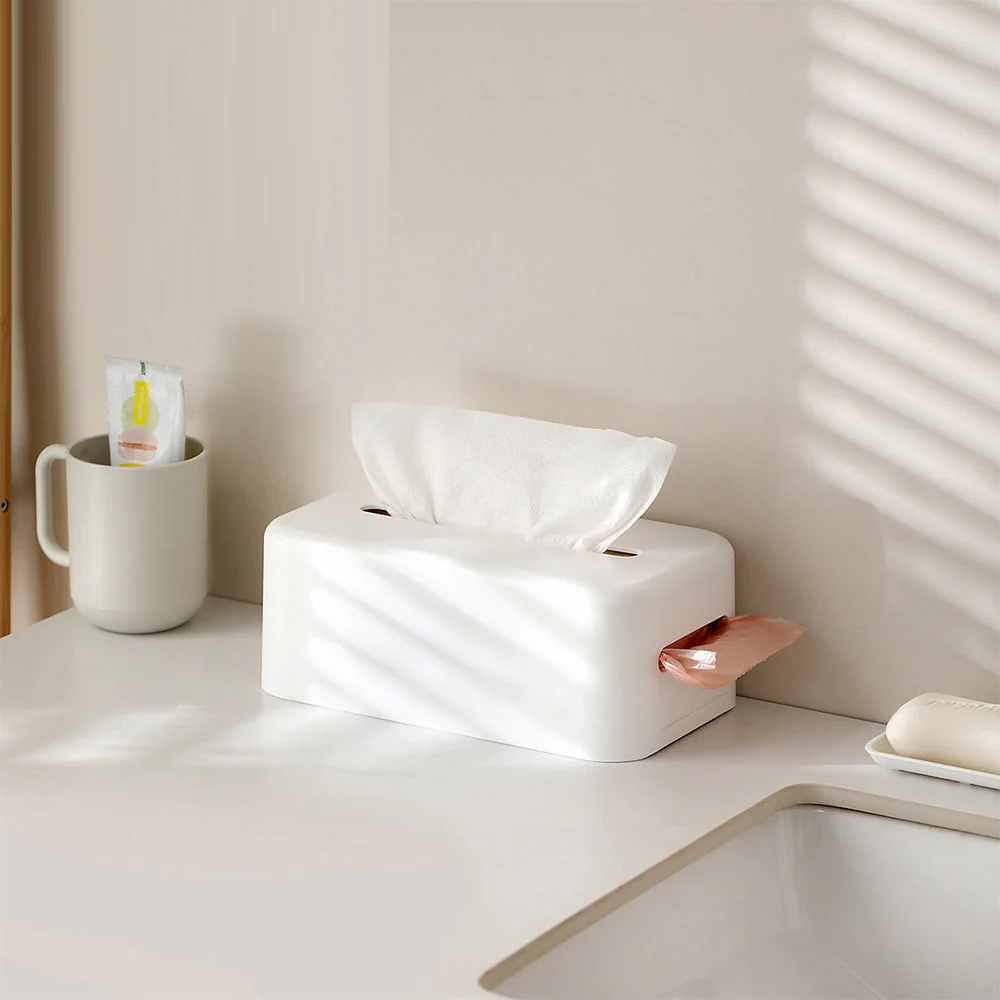 FaSoLa Wall-Mounted Tissue Box - White - Image 4