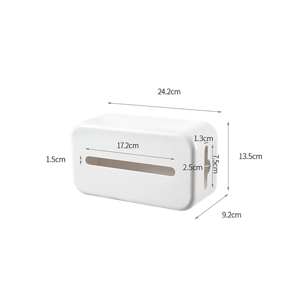 FaSoLa Wall-Mounted Tissue Box - White - Image 5