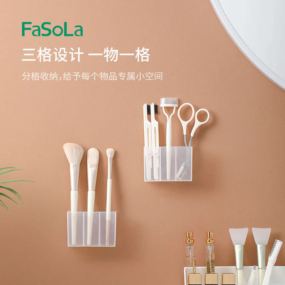 FaSoLa Wall-Mounted Transparent Organizer Box - Set of 3 - Image 3