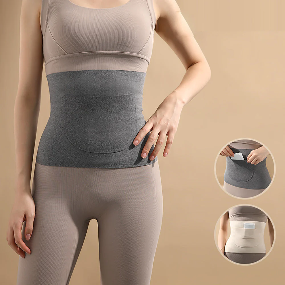FaSoLa Warming Abdominal Belt Beige M - Image 2
