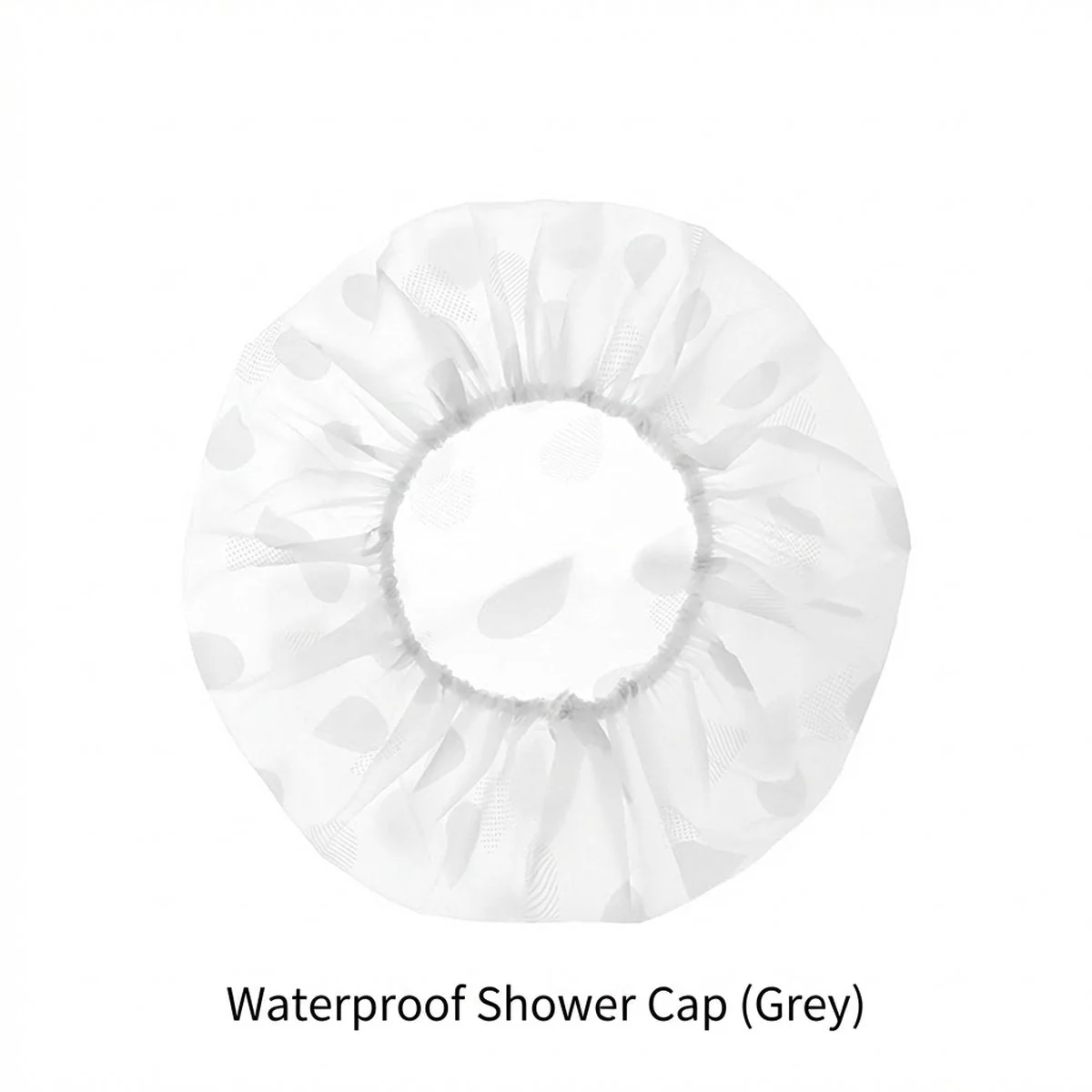 FaSoLa Waterproof Shower Cap - Gray - Image 4