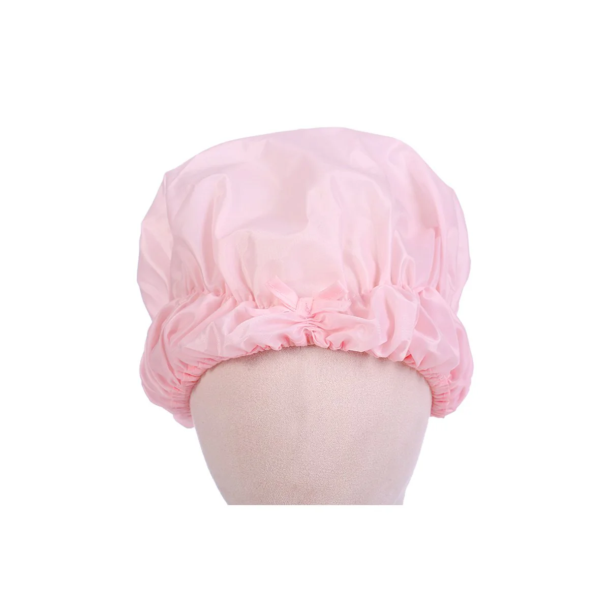 FaSoLa Waterproof Shower Cap - Pink - Image 4
