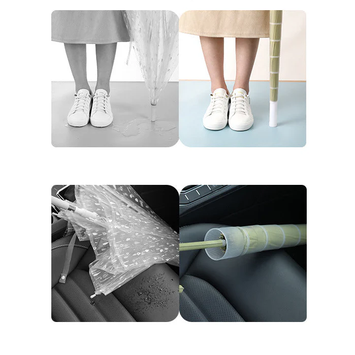 FaSoLa Waterproof Umbrella with Cover - Matcha Green - Image 3