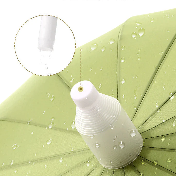 FaSoLa Waterproof Umbrella with Cover - Matcha Green - Image 5