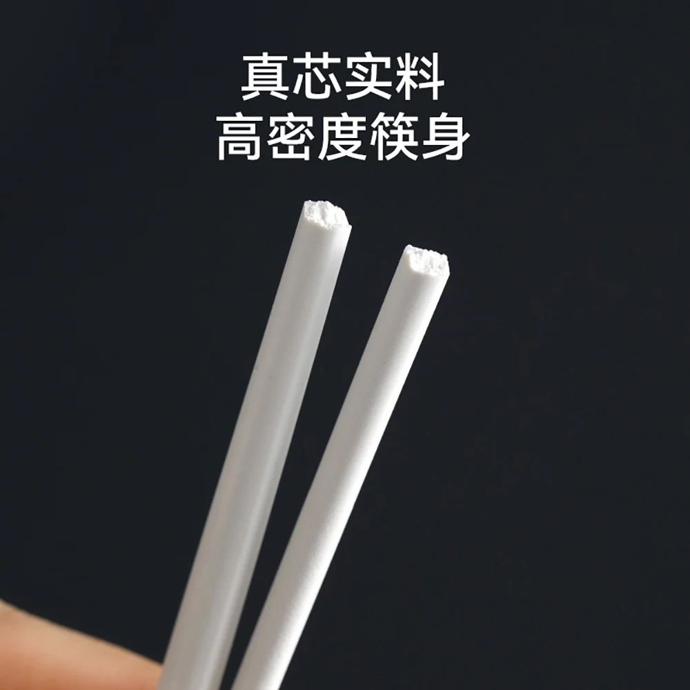 FaSoLa White Alloy Chopsticks - 5 Pairs - Image 4