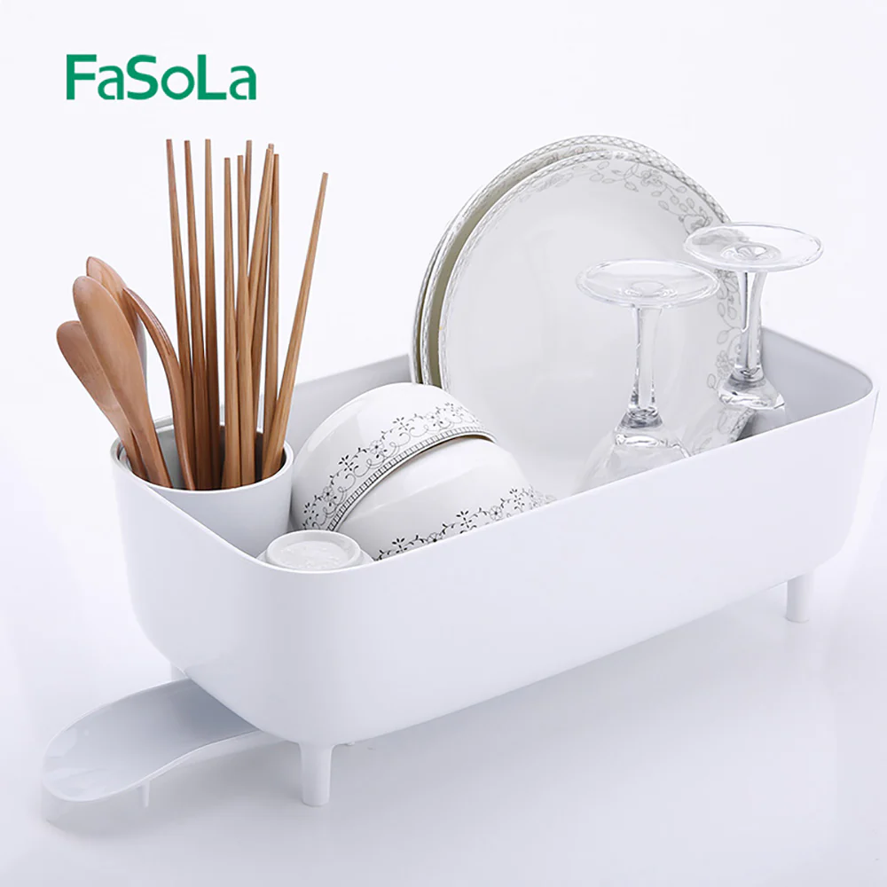 FaSoLa White Dish Drainer Rack - Image 3