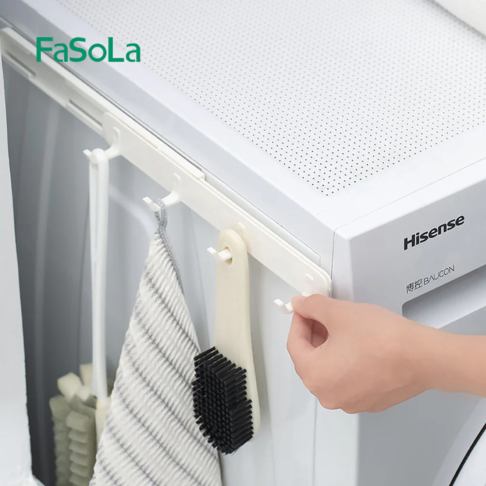 FaSoLa White Gap Hook Rack - 26.5*4*3cm - Image 2